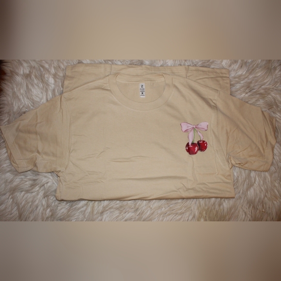 Cherry Charm Tee | Sweetheart Edition - Honey Aura - Picture 4 of 4